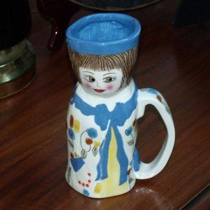 SUSAN PALEY New Vintage DORIS DECAF Whimsical Ceramic Coffee Mug